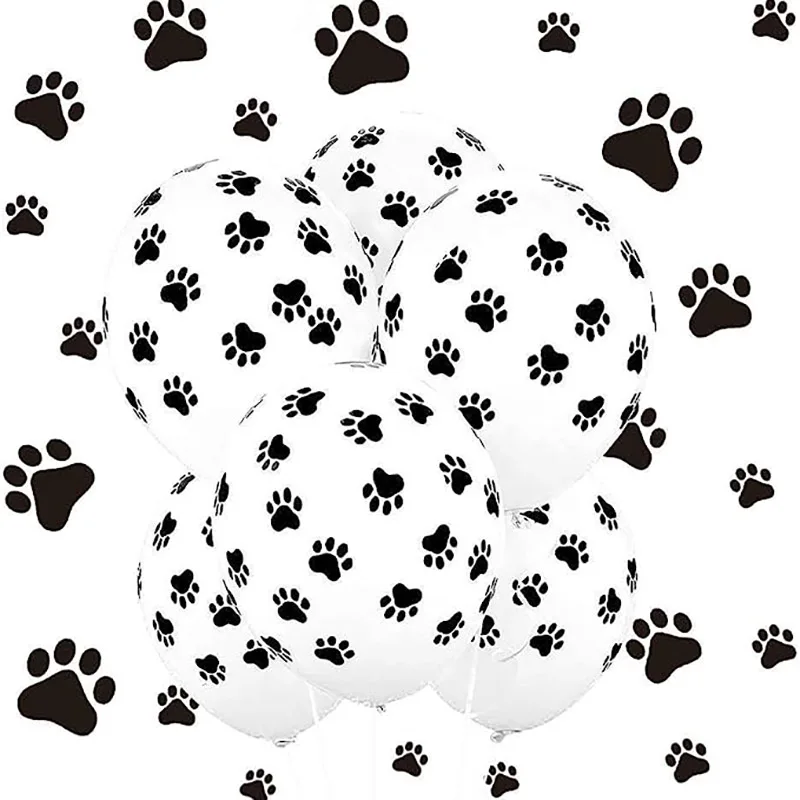 Pet Supplies Discount - 10/20 Stück Hunde-Party-Zubehör 12-Zoll-Latexballons Hunde-Geburtstag Kinder-Babyparty