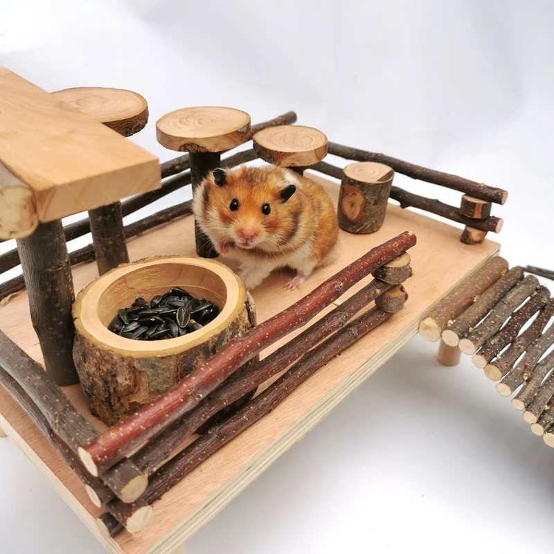 Pet Supplies Is Food - Holz schale für kleine Haustier hamster,