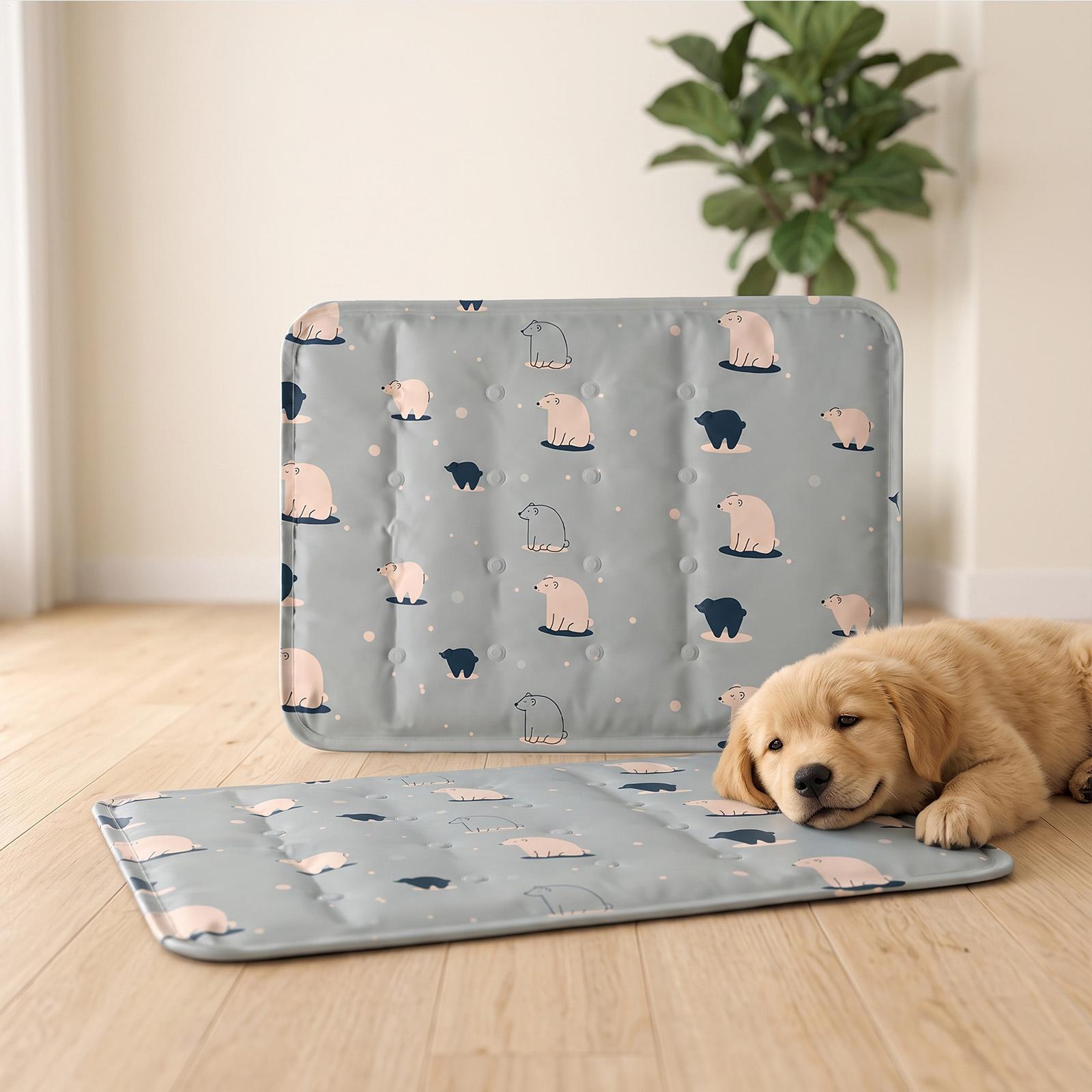 Dog Cooling Mat - Hundekühlmatte 40x30cm, Schlafunterlage, tragbares Käfigbett, Hundekühlmatte