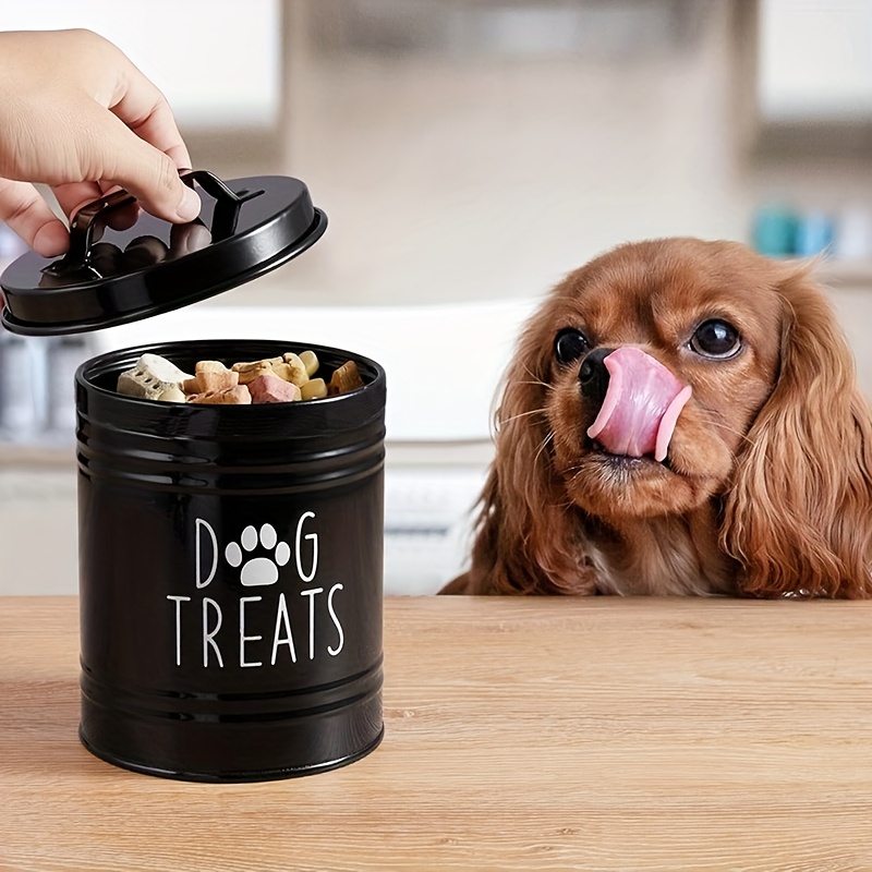 Pet Supplies Is Food - Metallbehälter für Hundeleckerlis, Futterbehälter für Hunde