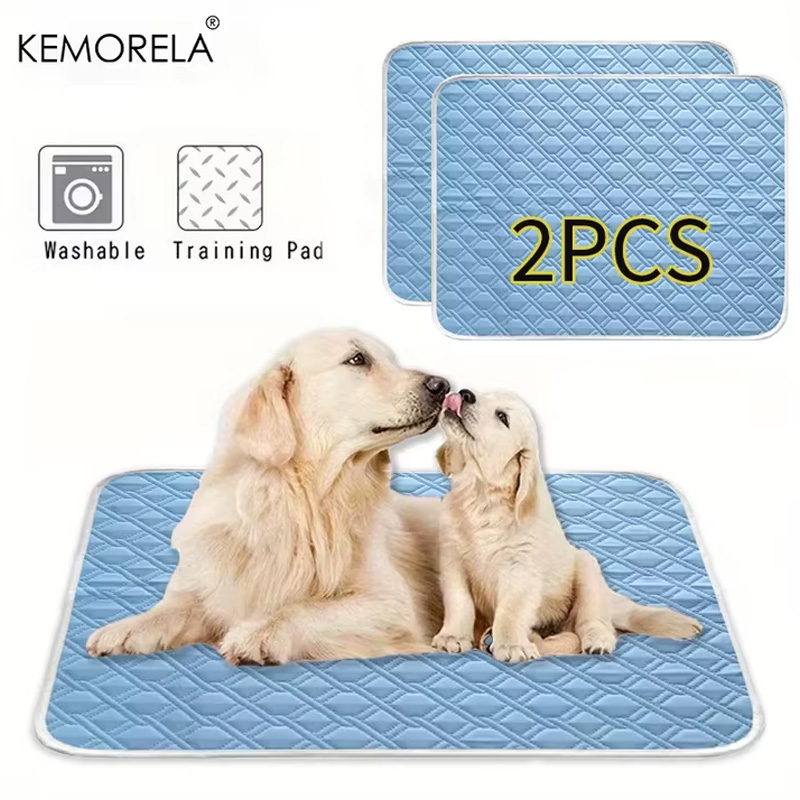 Dog Cooling Mat - KEMORELA 2 Stück Hunde-Kühlmatte, Sommer-Haustier-Kühlbett, extra