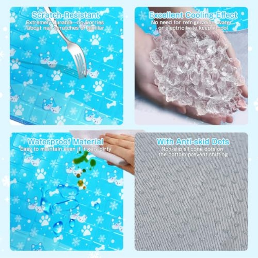 Hundekühlmatte, Haustier-Kühlm – Dog Cooling Mat Bewertung und Preis