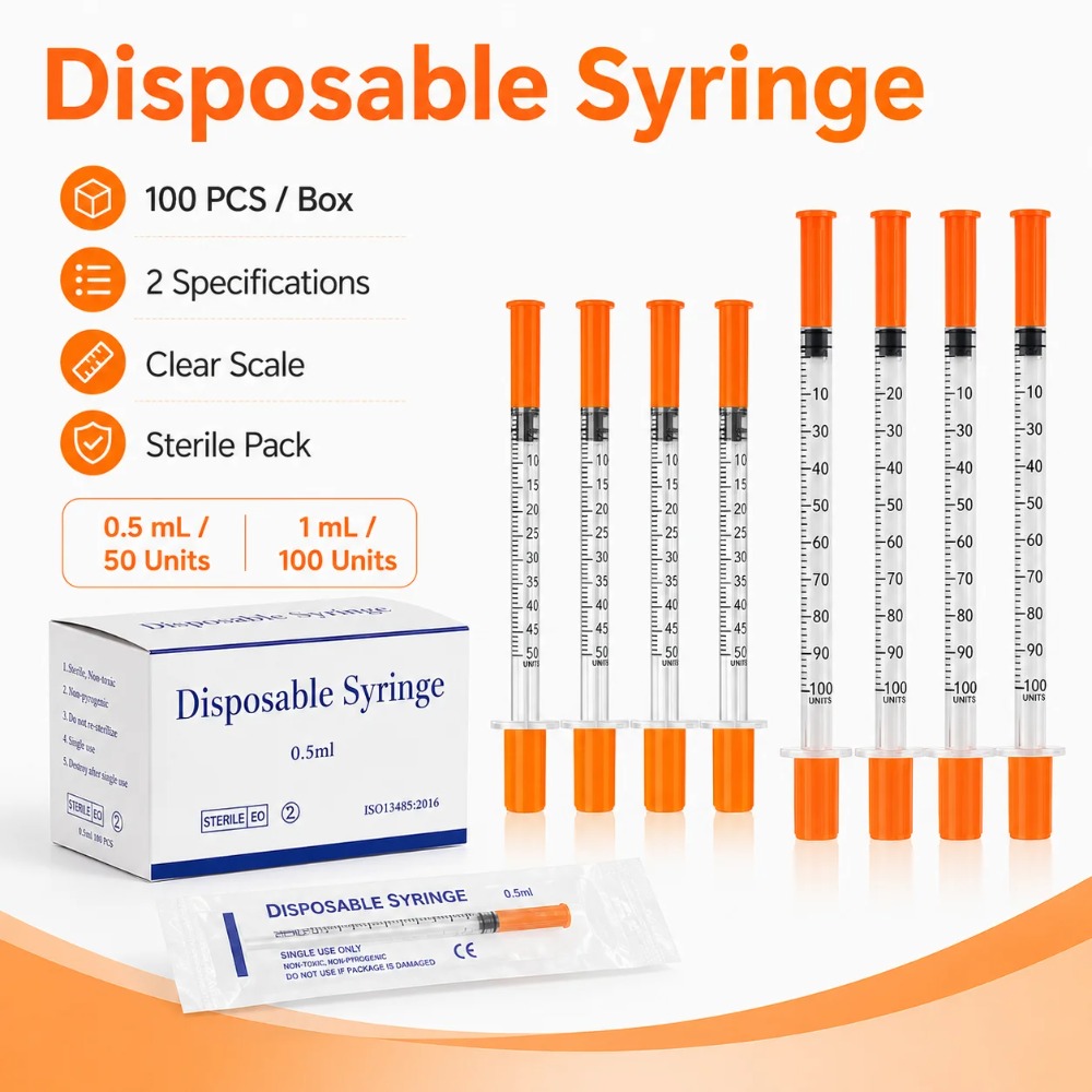 100 Stück Einwegspritzen 1ml 0 – Pet Supplies Discount Bewertung und Preis