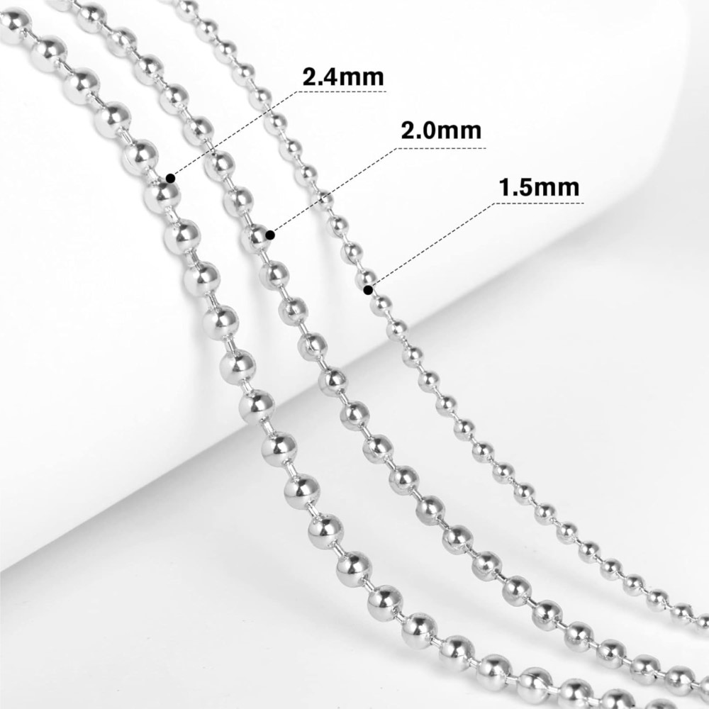 10 m Edelstahl-Perlen-Kugelket – Pet Supplies Discount Bewertung und Preis
