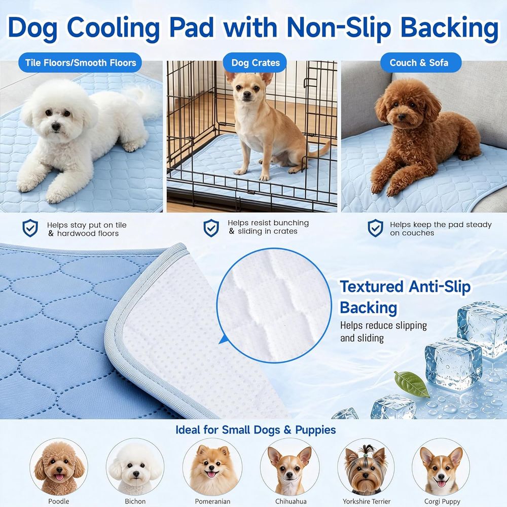 Kühlmatte für Kleine Hunde, We – Dog Cooling Mat Bewertung und Preis