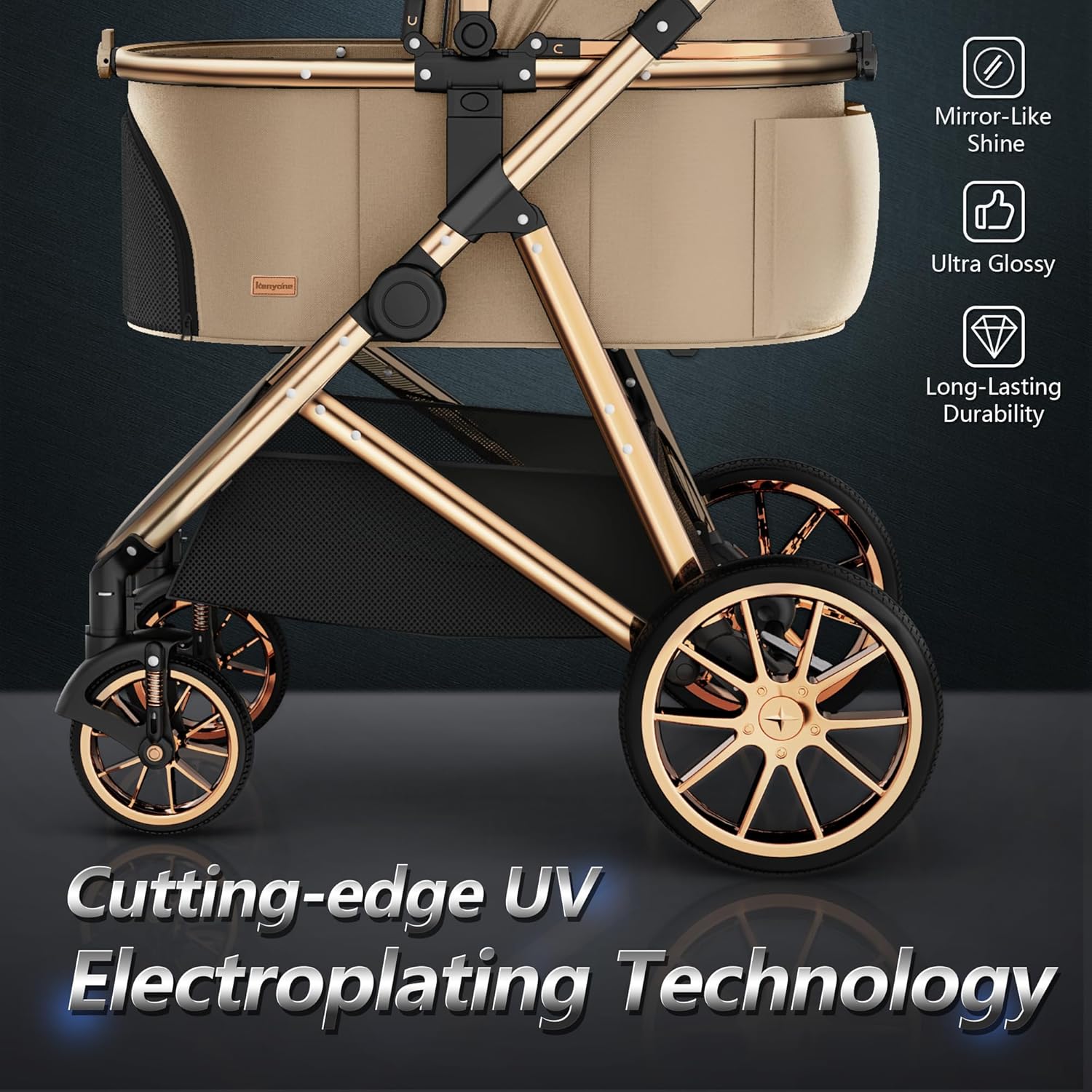 Luxuriöser 3-in-1 Haustier-Kin – Pet Stroller Carrier Bewertung und Preis