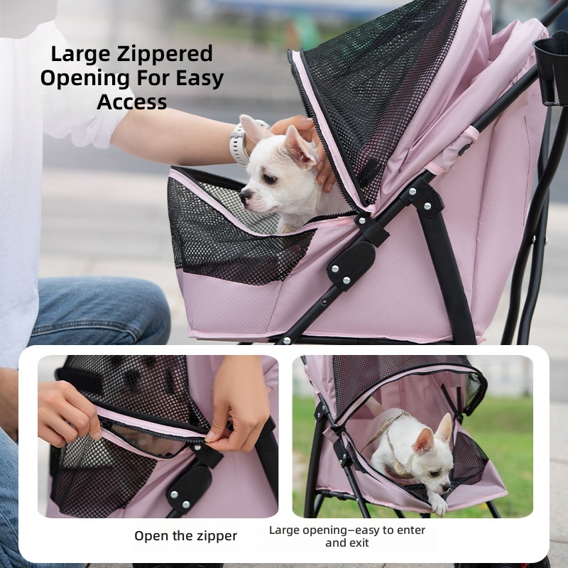 Haustier-Kinderwagen, Katzen-  – Pet Stroller Carrier Bewertung und Preis