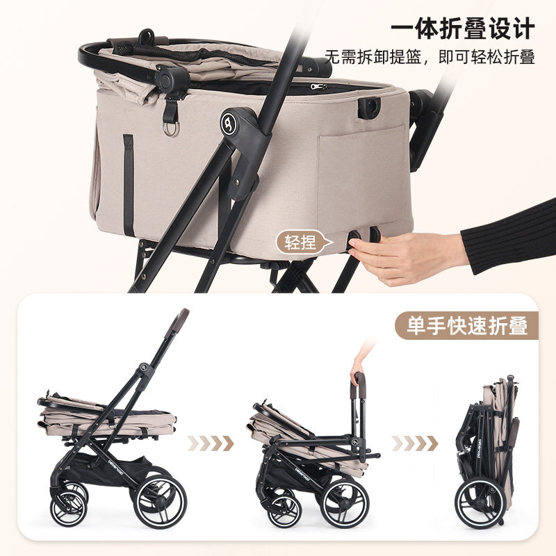 2-in-1 Haustier-Kinderwagen fü – Pet Stroller Carrier Bewertung und Preis